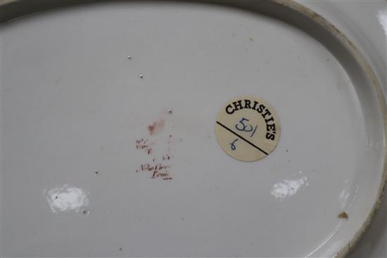 Two Chamberlains dishes, a crested plate and a coffee can